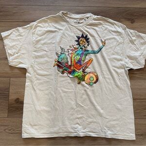 Adult Swim Rick & Morty Psychedelic Rick Epic Skateboard Men Tee 2XL